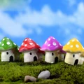Dollhouse DIY Double Craft Decoration Miniature Garden Resin Mushroom House