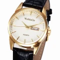 Men's Fashion Luxury Brand Watch Gold Business Watch Clock