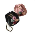 Chain Bag Handbags Sweet Shoulder Messenger Bag Korean Flower Bucket Bag