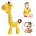 Newbron Baby Giraffe Teether Toys Safety Silicone Biting Teething Chew Toy