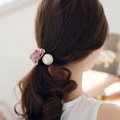 Rose Bud with Pearl Hairband