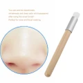 Wooden Handle Nose Pore BlackHead Clear Brush Cleaning Facial Brushes