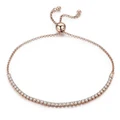 Dazzling Gold Strand Bracelet Tennis Bracelet Women Sterling Silver Jewelry