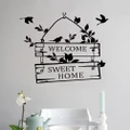 Welcome Sweet home Quote Wall Sticker Art Vinyl Decor