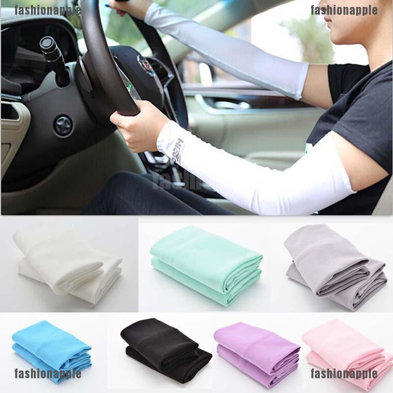 Sun UV Block Arm Sleeves Warmer Cover Cycling Golf Fishing