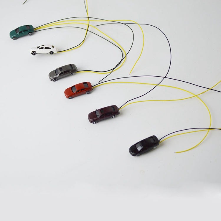 Architecture 1:200 Scale Model Light Car Plastic Cars Toy 50pcs Hight Quality