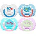 Philips Avent Freeflow Orthodontic Pacifier 0-6m Twin Pack