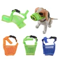 Dog Pet Mouth Bound Device Adjustable Breathable Muzzle Stop