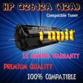 1 Unit HP Compatible Q2612A Black Laser Printer Toner