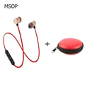 Magnetic Wireless Hands Free Earphone Stereo Bluetooth Headphone For iPhone