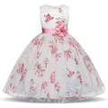 Kids Baby Girl Tutu Party Dress Flower Princess Wedding Fancy Prom Dress 3-8Yrs