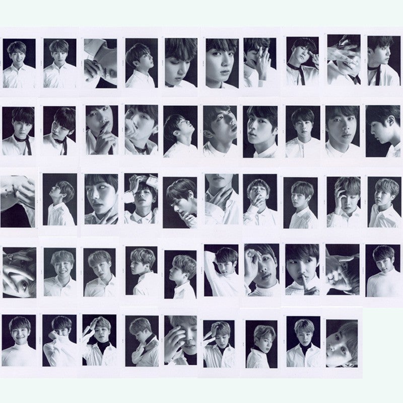 BTS WINGS CON Official same paragraph homemade card