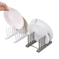 ?Kitchen Dish Plate Pot Cover Drying Drain Holder Plastic Storage Rack Shelf
