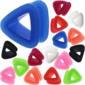 1 Pairs Triangle Silicone Tunnels Double Flared Ear Plug Stretching Eyelets