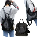 TEEMI 2way Faux Leather Women Backpack Tote Shoulder Bag Beg Wanita