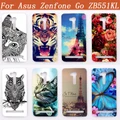 Painted patterns Hard PC Back cover For ASUS ZenFone Go ZB551KL 5.5inch
