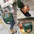 2018 Retro handbag new simple Tote bag shoulder 2 in 1 casual women beg bags