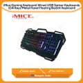 iMice Gaming Keyboard Wired USB Gamer Keyboards 104 Keys Metal Panel