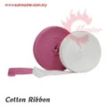 Pink/White Cotton Ribbon