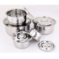 * Ready Stock * 5pcs / pieces Stainless Steel Multipurpose Stock Pot (Set of 5 )