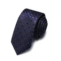 New Arrivals Men's Fashion 5.5cm Floral Slim Tie Jacquard Skinny Ties for Men