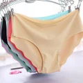 Invisible Underwear Thong Cotton Spandex Gas Seamless Crotch