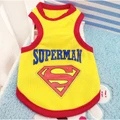 RM18 Pet Clothes/Dog Vest Cat Shirt Superman Kitten Pants Doggie Puppy ????????