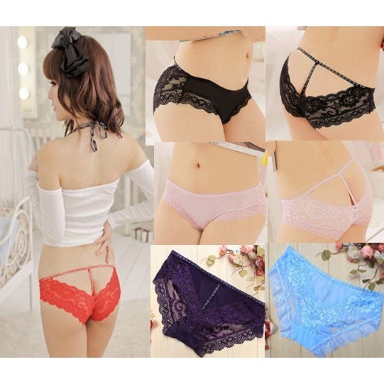 04301 Best-selling Embroidered Hollow Underwear