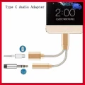 2 in 1 USB Type C to 3.5mm Metal Audio Jack Earphone Charging for Xiaomi