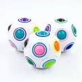 Baby Kids Magic Cube Fidget Toy Spherical Rainbow Ball Football Puzzles Children