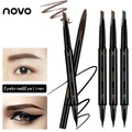 NOVO Long Lasting Waterproof Liquid Glitter Eye brow Eyeliner Pencils