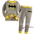 ITT-Baby Toddler Boy Kid Batman Clothes Sleepwear Pajama Pjs 2 Pcs Set 1-7