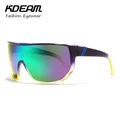 KDEAM 2018 New Men Windproof Sunglasses UV400 protection HD lens 7 Colors Women