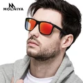 MOLNIYA 2018 Retro Square Sunglasses New Brand Designer Men Sunglasses Driving