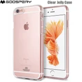 iPhone 8 Plus Transparent Soft TPU Case - Mercury Goospery
