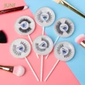Natural Thick Handmade False Eyelashes Lollipop Lashes Makeup Tools Cross Long