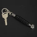 Original Keychain with viking rune Beads EDC Accessories Paracord Keychain