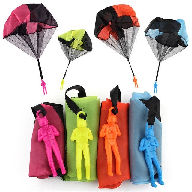 Hand Throwing Kids Mini Play Parachute Toy Soldier Outdoor Sports Children Toys