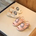 ??Se7en Summer Flower Sandals Baby PU Shoes Girls Sandals Beach Shoes