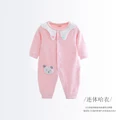 Hot sale new baby romper cute O -neck Long sleeve baby boy girl clothes newborn