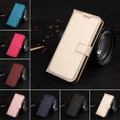 PU Leather Wallet Phone Case For Sony M2 M4 Soft Stand Flip Bag Cover