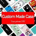 Custom made case DIY design for apple iphone 11 pro max glass case casing iphone x xr xs max hard case iphone 6 6s 7 8 plus 5s se 5 phone cover photo print Text Anime Cartoon Lovely Simple Couple case Designer customization Mirror silicone tpu Anti fall