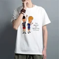 Hipster Basic Tops Funny Beavis and ButtHead Cotton T Shirt for men
