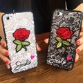 For Huawei Y6 pro GR3 Enjoy 5 5S Case Luxury 3D Lace Rose Flower Phone Cover