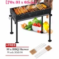 Ready Stock in M'sia - Stainless Steel Barbecue BBQ Grill Set : Large Size?70X31x65cm?