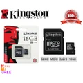 Kingston Micro SD 16GB (CLASS 10) Memory Card