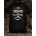 Fashion New Creedence Clearwater Revival Men Tshirt Ccr Tee Fortunate Son Swamp Rock Black