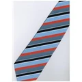 JTI ELB10 Blue Orange White Stripe Neck Tie