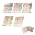 60pcs Color Gel Pens with Replacemrnt Refills for Drawing Books Pen I21 Icor