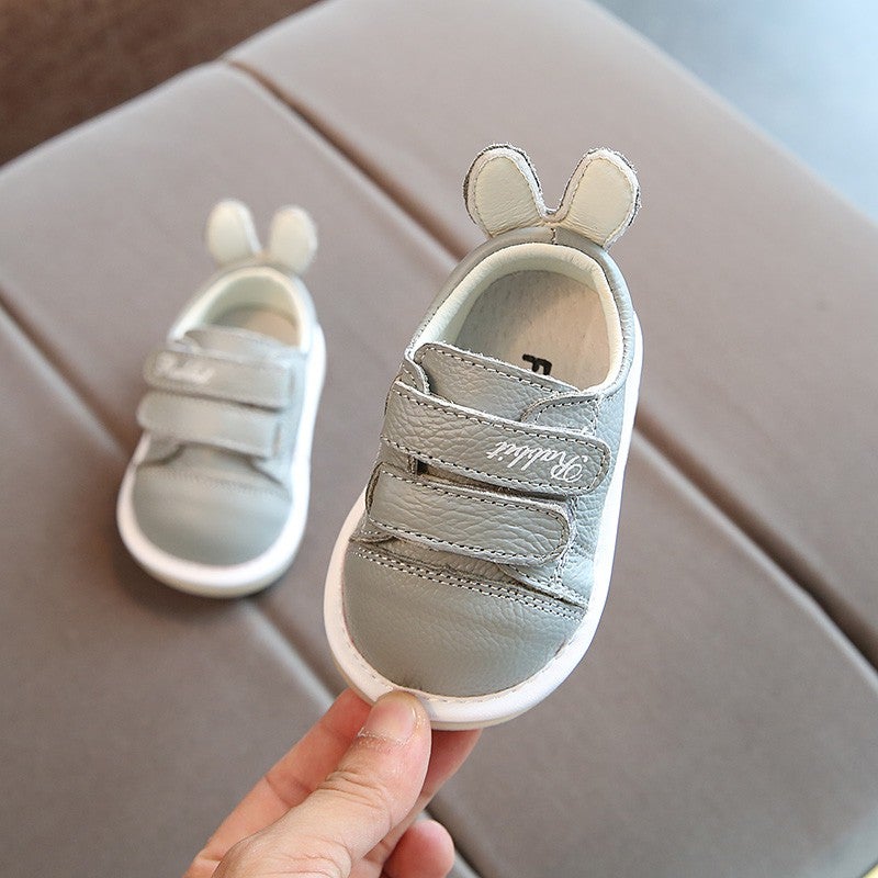 Spring leather baby shoes baby soft bottom toddler shoes sol